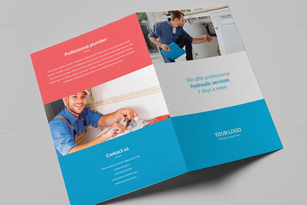 Plumbing Service Brochure Templates – Free & Premium PSD, Ai, Word, Doc, InDesign Formats Download